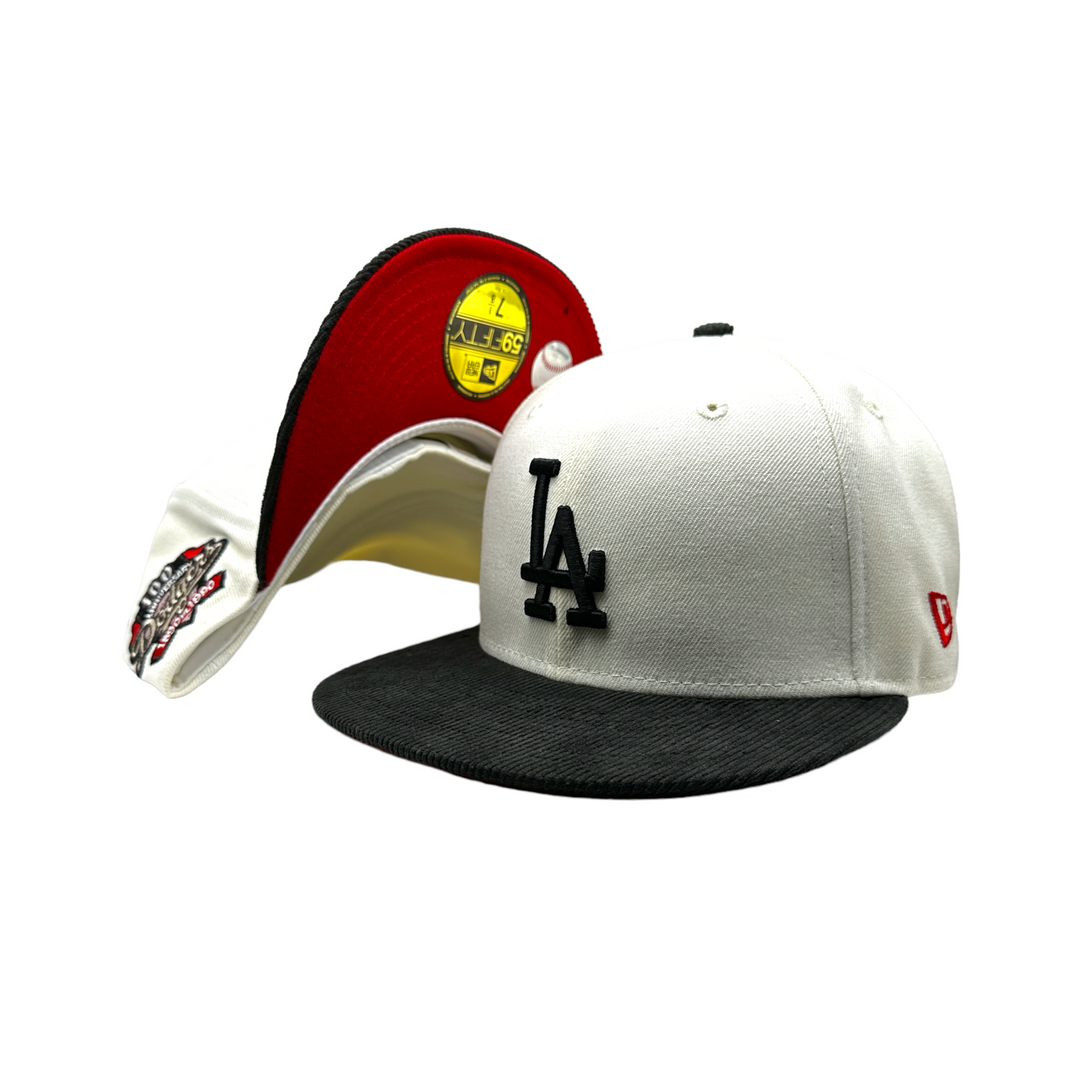 Los Angeles Dodgers 100 Years 59FIFTY Cord Visor