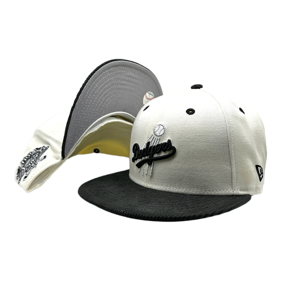 Los Angeles Dodgers 100 Years 59FIFTY Cord Visor