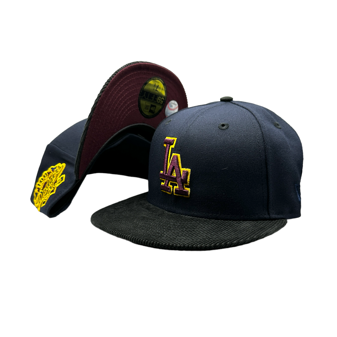 Los Angeles Dodgers 100 Years 59FIFTY Cord Visor