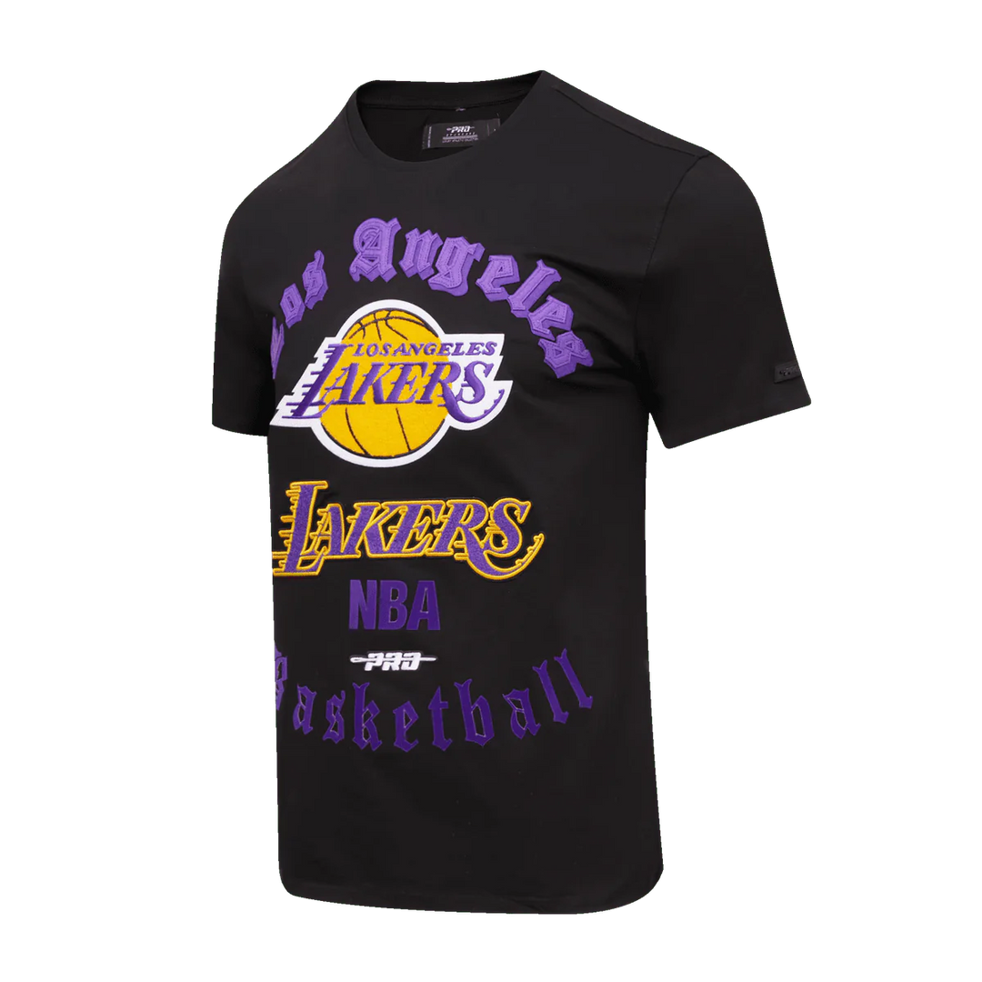 Pro Standard Los Lakers Old English Logo T-Shirt