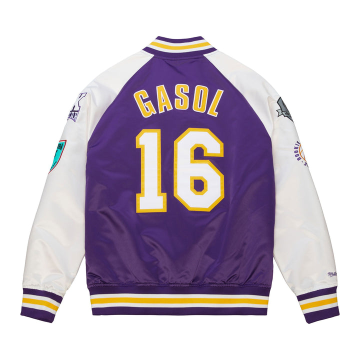 Mitchell & Ness HOF Jacket Los Angeles Lakers Pau Gasol