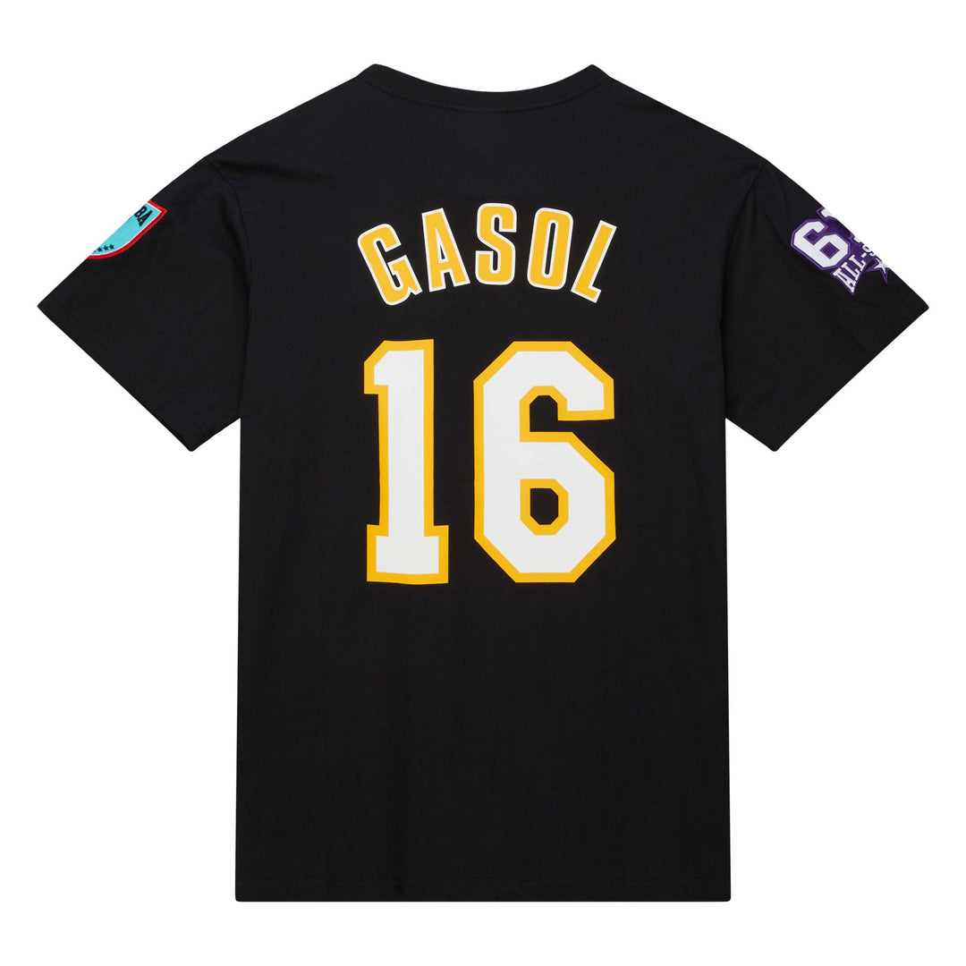 Mitchell & Ness HOF Tee Los Angeles Lakers Pau Gasol