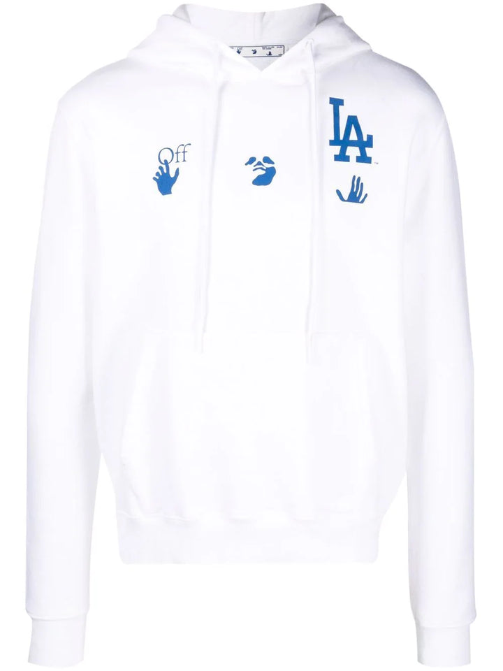 Off-White LA Dodgers Logo Hoodie