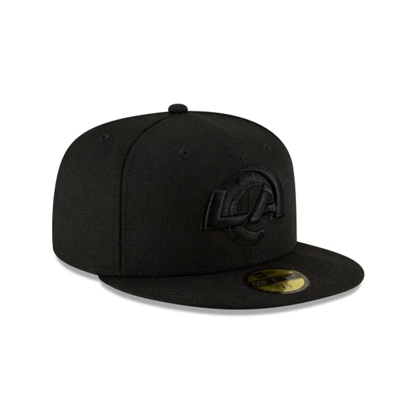 New Era Los Angeles Rams Black On Black 59FIFTY