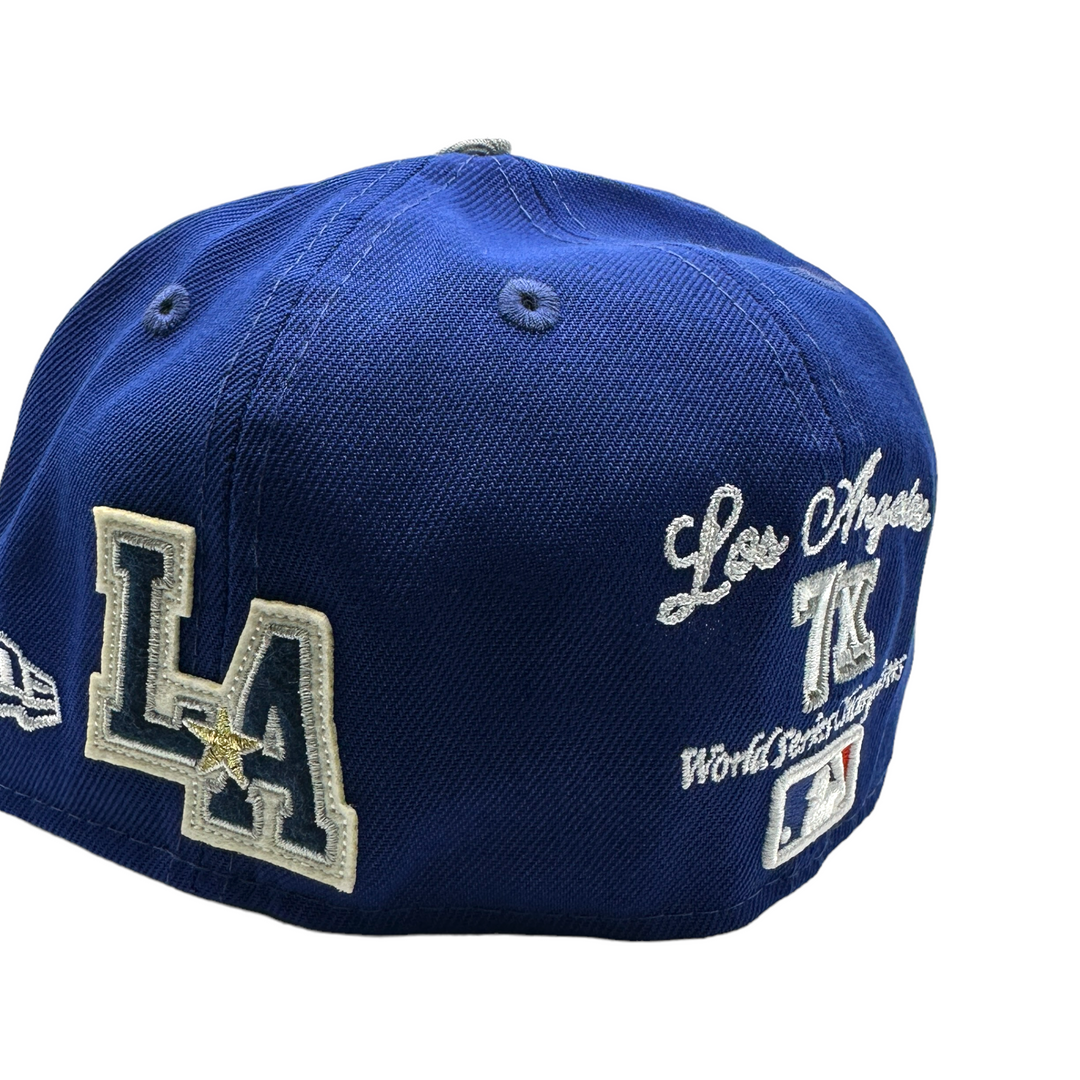 Los Angeles Dodgers 2020 World Series Letterman 59FIFTY Fitted