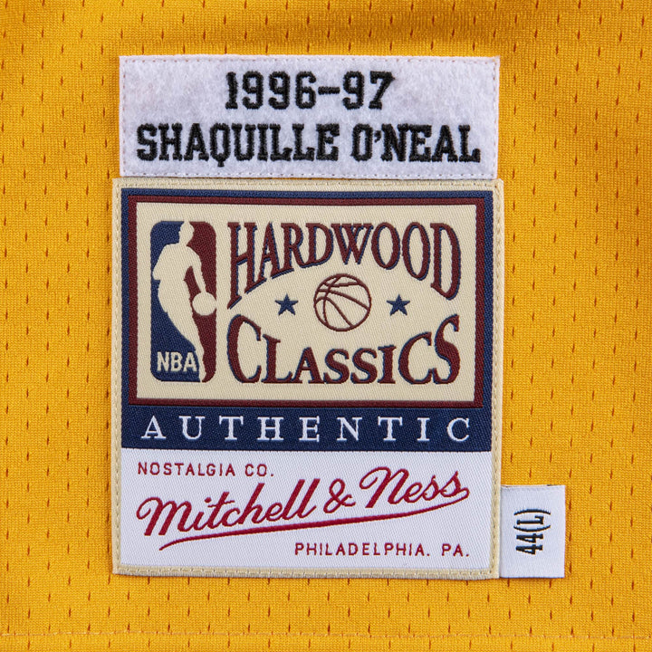 Mitchell & Ness Shaquille O'Neal Los Angeles Lakers 1996-97 Authentic Jersey