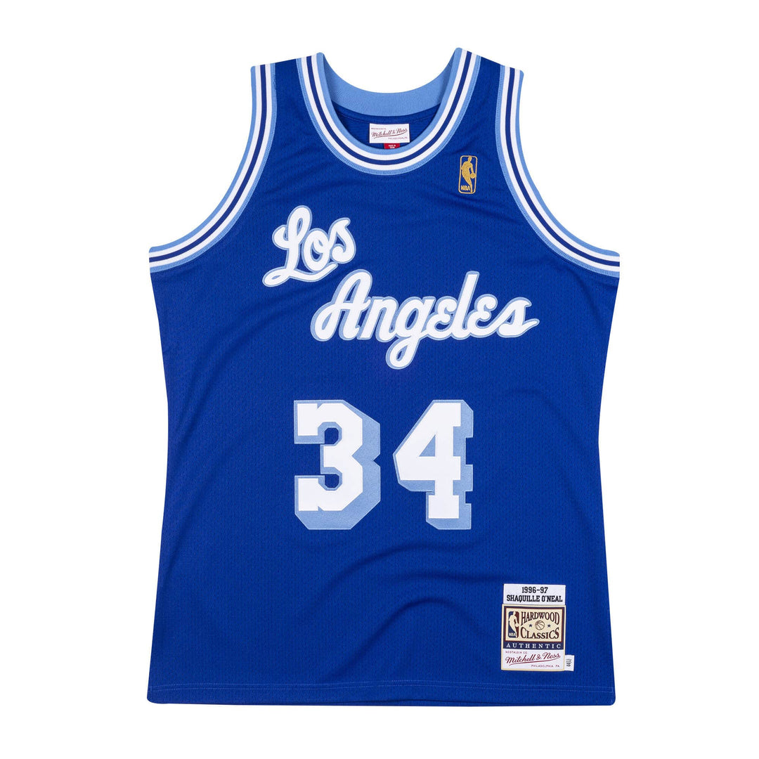 Mitchell & Ness Shaquille O'Neal Los Angeles Lakers 1996-97 Authentic Jersey